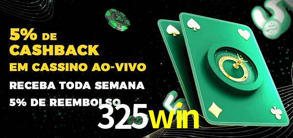 Promoções do cassino ao Vivo 325win